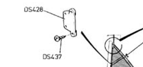 Stopper zeillat + 4 vijzen - Embout de gousset de latte + 4 vis